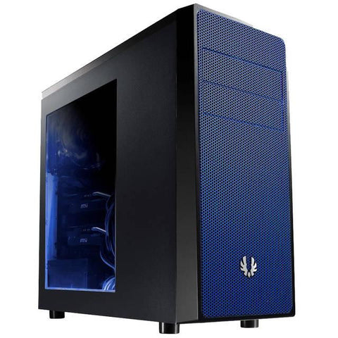 BitFenix Neos Window BFC-NEO-100-KKWSB-RP No Power Supply ATX Mid Tower (Black-Blue)