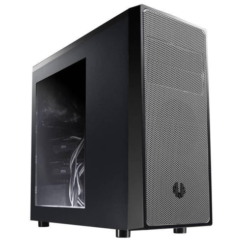 BitFenix Neos Window BFC-NEO-100-KKWKS-RP No Power Supply ATX Mid Tower (Black-Silver)