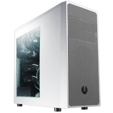 BitFenix Neos Window BFC-NEO-100-WWWKS-RP No Power Supply ATX Mid Tower (White-Silver)