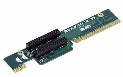 Supermicro RSC-R1UU-2E8 1U Left 2-Slot PCI-Express x8 Riser Card