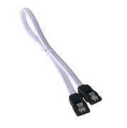 BitFenix Alchemy Multisleeved 30cm SATA to SATA Cable w- Sleeve (White)