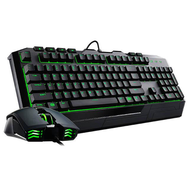 Cooler Master Devastator II Gaming Keyboard & Mouse Combo Bundle (Green Version)