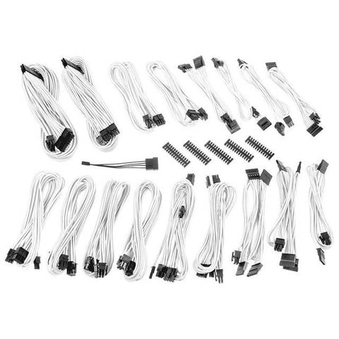 BitFenix ALCHEMY 2.0 PSU CABLE KIT for Seasonic KM3 and XM2 Power Supply, SSC-SERIES - White (BFX-ALC-SSCWW-RP)