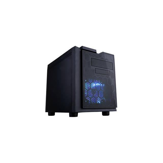 Apevia X-Qpack3 No Power Supply MicroATX Case (Black)