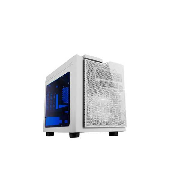 Apevia X-QPACK3-WHT No Power Supply MicroATX Case (White)