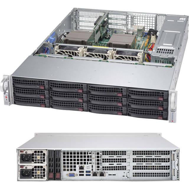 Supermicro SuperChassis CSE-826BAC4-R920WB 920W 2U Rackmount Server Chassis (Black)