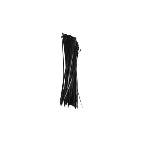 Nippon Labs CT-6INT-BK 6 inch Intermediate Cable Ties, 100pcs-Bag (Black)