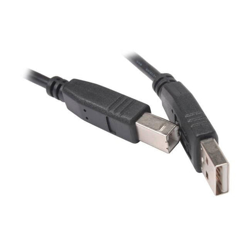 Nippon Labs USB-6-AB-BK 6ft USB2.0 Type-A Male to USB2.0 Type-B Male Cable (Black)