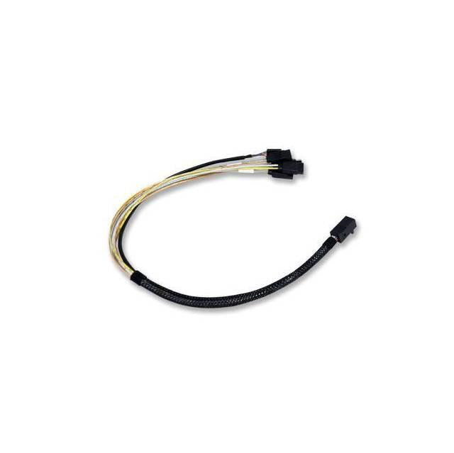 Broadcom LSI LSI00410 CBL-SFF8643-SATASB-06M 0.6m Mini-SAS HD (SFF-8643) to 4x SATA Multi-lane Internal Cable