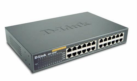 D-Link DES-1024D 24-Port Fast Ethernet Unmanaged Desktop-Rackmount Switch