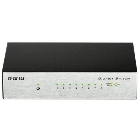 D-Link GO-SW-8GE 8-Port Unmanaged Gigabit Desktop Switch