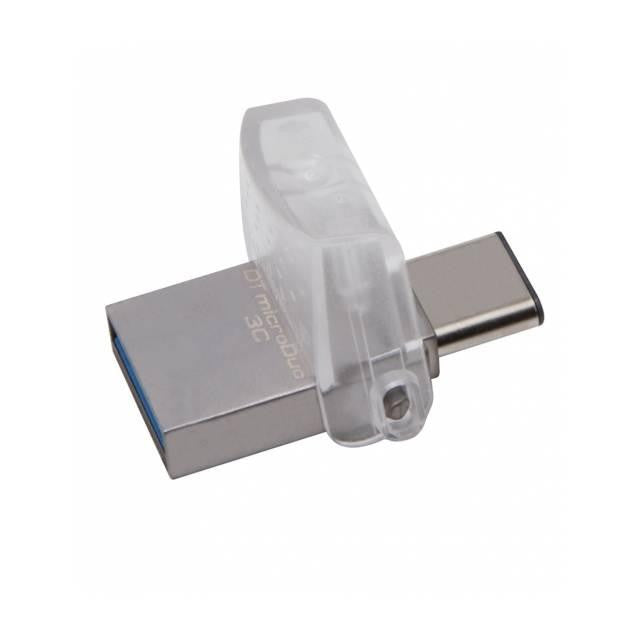 Kingston DTDUO3C-16GB 16GB DataTraveler MicroDuo 3C USB 3.0-3.1+ Type-C-Type-A Flash Drive