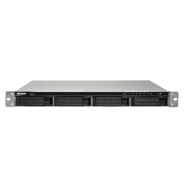 QNAP TS-463U-RP-4G-US 2.0GHz- 4GB RAM- 4GbE- 4SATA3- USB3.0- 4-Bay 1U Rackmount NAS for SMBs