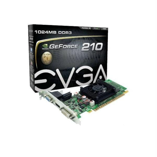 EVGA NVIDIA GeForce 210 1GB GDDR3 VGA-DVI-HDMI PCI-Express Video Card