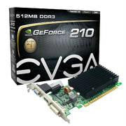 EVGA NVIDIA GeForce 210 512MB GDDR3 VGA-DVI-HDMI PCI-Express Video Card