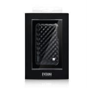 Evouni A41-001 Leather Hard Case for iPhone (Black)