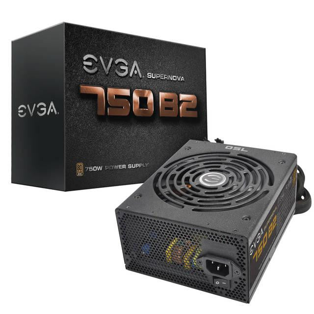 EVGA SuperNOVA 750 B2 110-B2-0750-VR 750W 80 PLUS Bronze ATX12V & EPS12V Power Supply