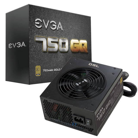 EVGA 750 GQ 210-GQ-0750-V1 750W 80 PLUS Gold ATX12V & EPS12V Power Supply w- Active PFC