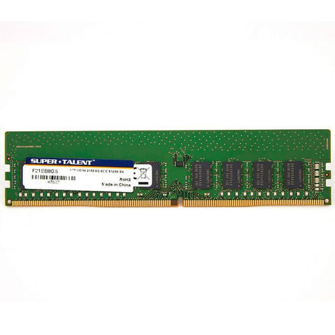 Super Talent DDR4-2133 8GB-512Mx8 ECC CL15 Samsung Chip Server Memory