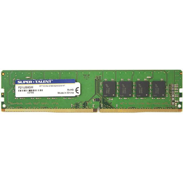 Super Talent DDR4-2133 8GB-512Mx8 CL15 Micron Chip Memory