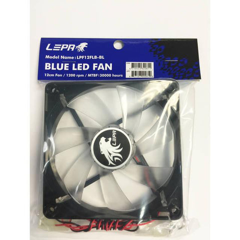 LEPA LPF12FLB-BL 120mm Blue LED Case Fan