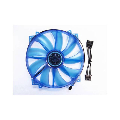 Apevia CF20SL-UBL 200mm UV Blue LED Case Fan