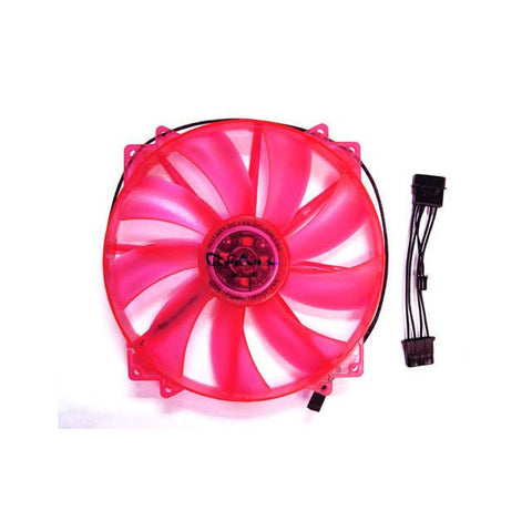 Apevia CF20SL-URD 200mm UV Red LED Case Fan