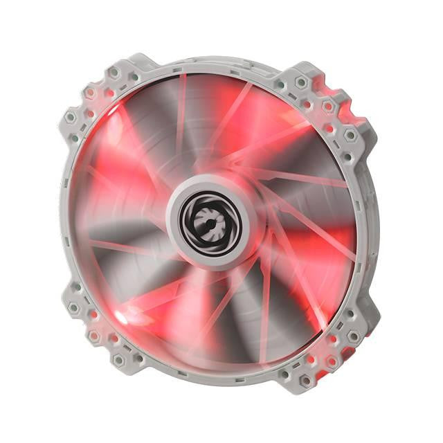 BitFenix Spectre Pro 200mm Red LED Case Fan (White)