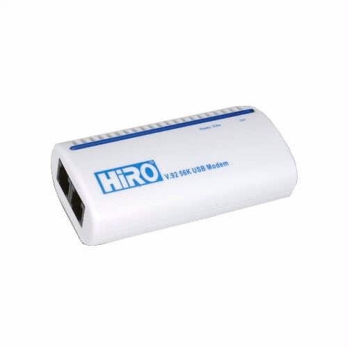 HiRO V.92 56K Lucent Chipset USB Modem (XP 64bit Vista ready- RoHS)