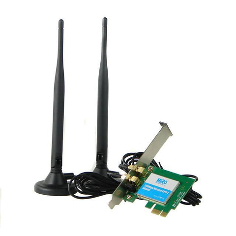 HiRO H50300 300Mbps Wireless PCI-Express Adapter, w- High-Gain 5dBi Omni directional Antenna