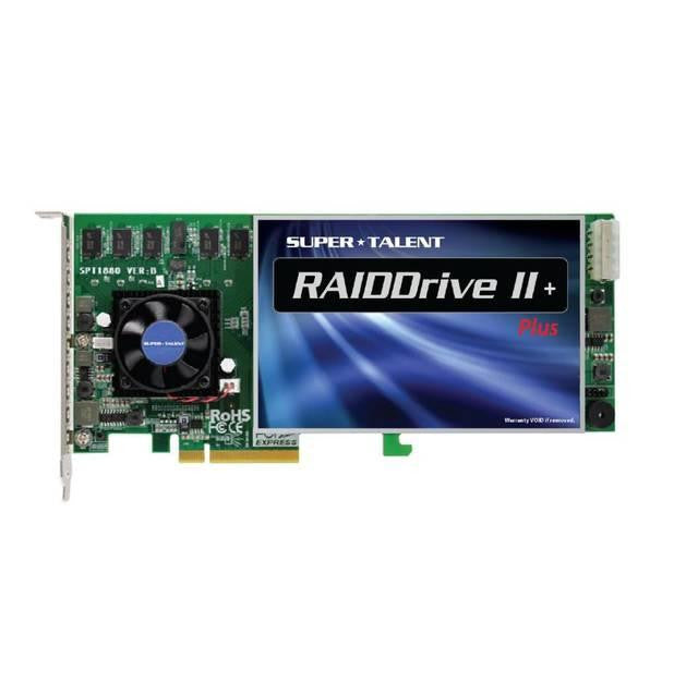 Super Talent RAIDDrive II Plus 420GB RAID5 PCI Express x8 Solid State Drive (MLC)