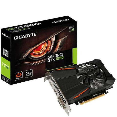 GIGABYTE NVIDIA GeForce GTX 1050 D5 2GB GDDR5 DVI-HDMI-DisplayPort PCI-Express Video Card