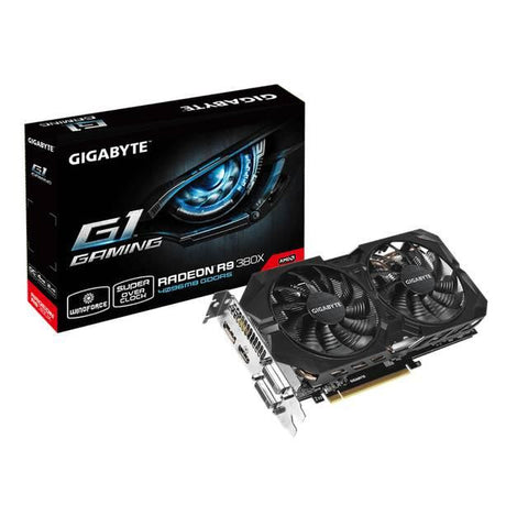 GIGABYTE AMD Radeon R9 380X 4GB GDDR5 2DVI-HDMI-DisplayPort PCI-Express Video Card