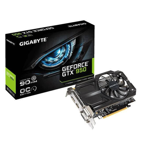 GIGABYTE NVIDIA GeForce GTX 950 OC 2GB GDDR5 2DVI-HDMI-DisplayPort PCI-Express Video Card