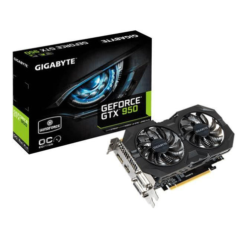 GIGABYTE NVIDIA GeForce GTX 950 OC 2GB GDDR5 2DVI-HDMI-DisplayPort PCI-Express Video Card