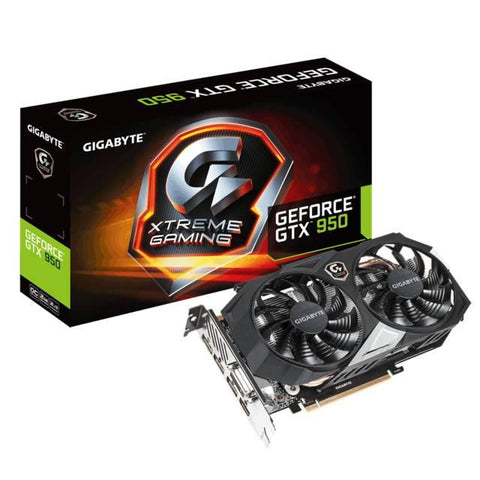 GIGABYTE NVIDIA GeForce GTX 950 OC 2GB GDDR5 DVI-HDMI-3DisplayPort PCI-Express Video Card