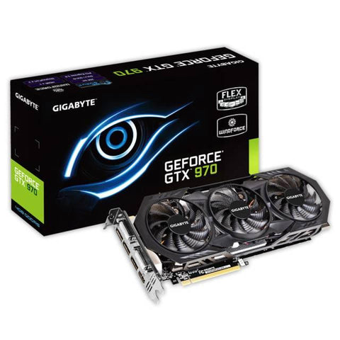 GIGABYTE NVIDIA GeForce GTX 970 OC 4GB GDDR5 2DVI-HDMI-3DisplayPort PCI-Express Video Card