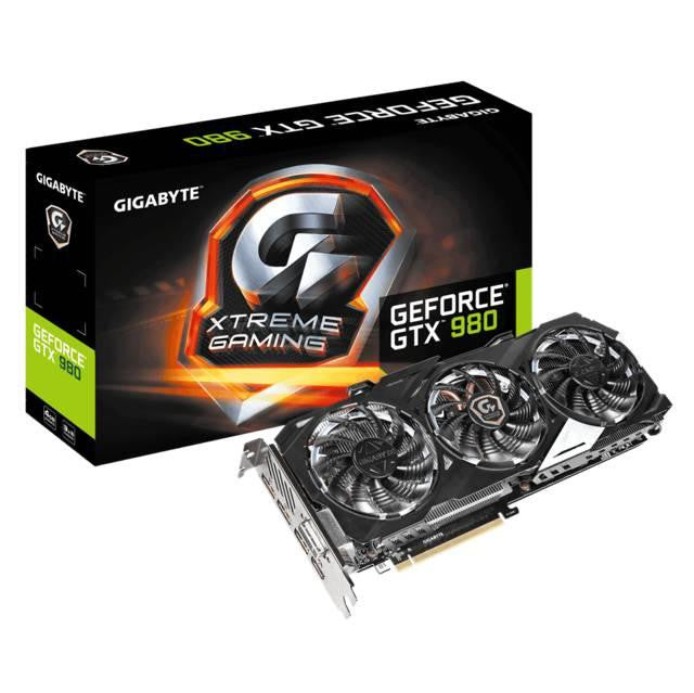 GIGABYTE NVIDIA GeForce GTX 980 4GB GDDR5 DVI-HDMI-3DisplayPort PCI-Express Video Card