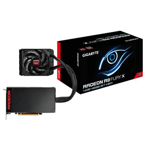 GIGABYTE AMD Radeon R9 FURY X 4GB HBM HDMI-3DisplayPort PCI-Express Video Card