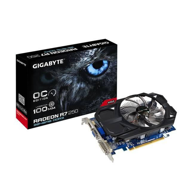 GIGABYTE AMD Radeon R7 250 OC 2GB DDR3 VGA-DVI-HDMI PCI-Express Video Card