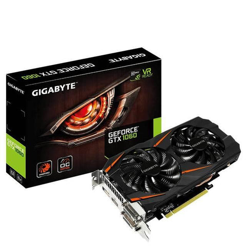 GIGABYTE NVIDIA GeForce GTX 1060 WINDFORCE OC 3GB GDDR5 2DVI-HDMI-DisplayPort PCI-Express Video Card