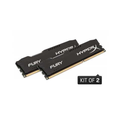 Kingston HyperX FURY Black HX313C9FBK2-8 DDR3-1333 8GB(2x 4GB)-512Mx64 CL9 Memory Kit