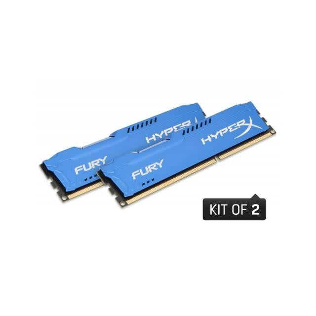 Kingston HyperX FURY Blue HX313C9FK2-8 DDR3-1333 8GB(2x 4GB)-512Mx64 CL9 Memory Kit