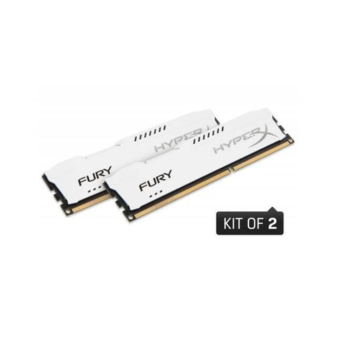 Kingston HyperX White HX318C10FWK2-8 DDR3-1866 8GB(2x4GB)-512Mx64 CL10 Memory Kit