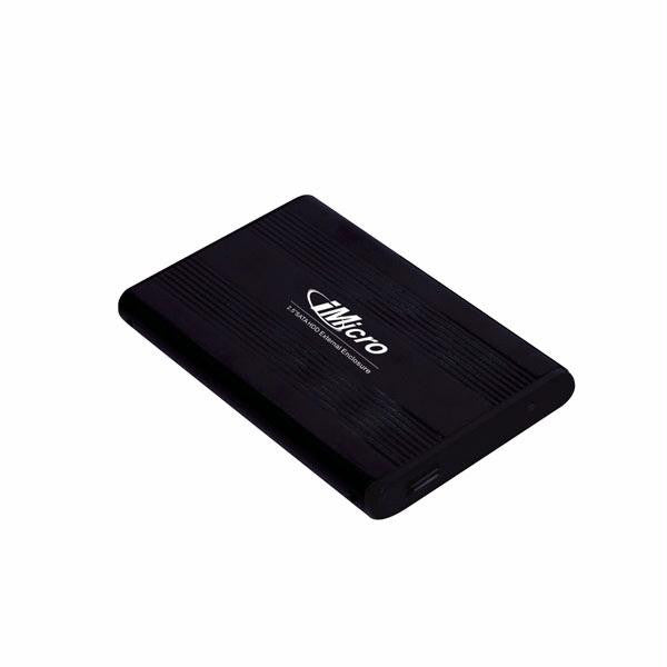 iMicro IMS25SATAB 2.5 inch SATA to USB 2.0 External Hard Drive Enclosure (Black)