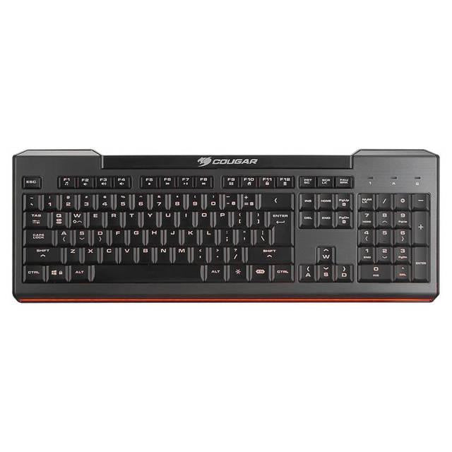 Cougar 200K KBC200-WXNMB LED Backlight Wired USB Gaming Keyboard w- Scissor Key Switch (Black)