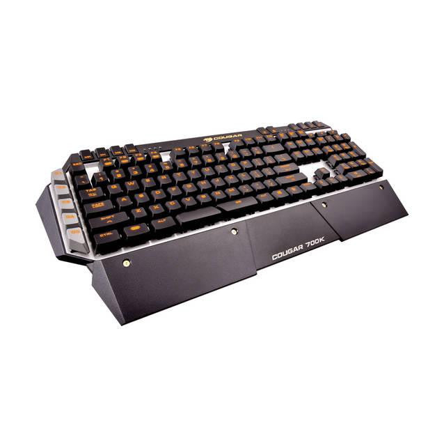 Cougar 700K KBC700-4IS Wired USB Aluminum Mechanical Keyboard w- Cherry MX Brown Switch (Black)