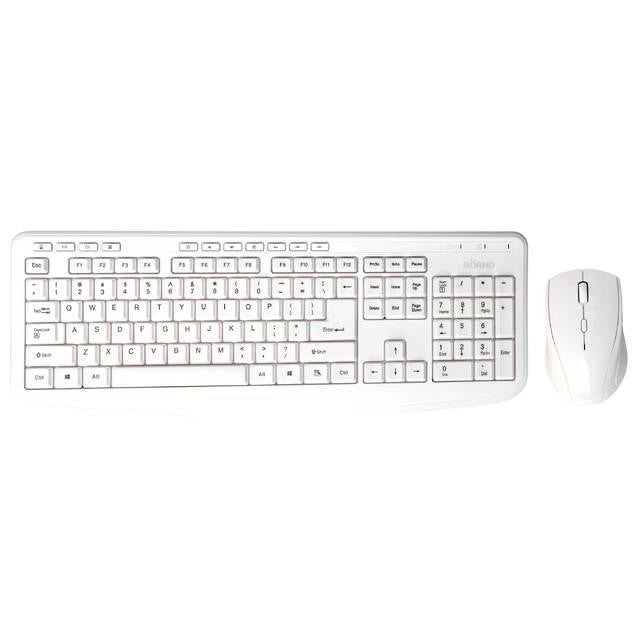 Bornd M610 Wireless Keyboard & Mouse Combo (White)