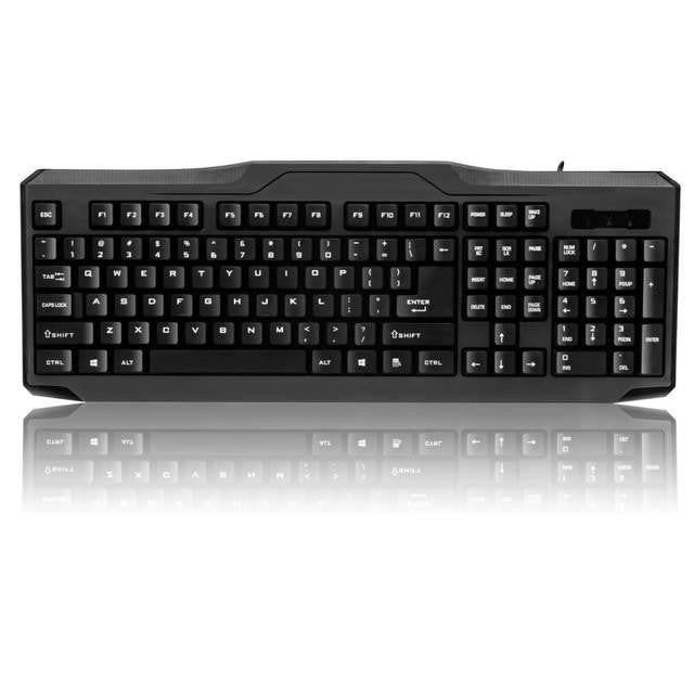 iMicro KB-US9851 107-Key Wired USB Keyboard (English)