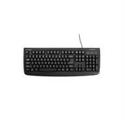 Kensington K64407US Pro Fit Washable Keyboard Wired USB-PS2 (Black)